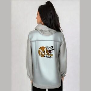 Disney Mickey INC Park Resort Denim Jacket Vintage Hooded